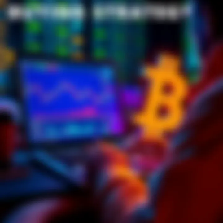 A person analyzing crypto trends on a laptop while considering Pi purchases, with charts and graphs on screen.