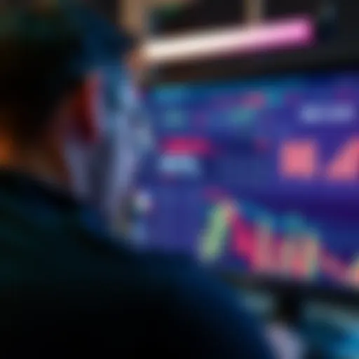 A person looking concerned while staring at a computer screen showing a failed transaction on a digital finance platform