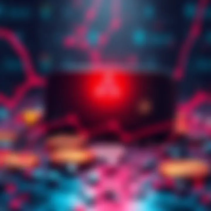 A graphic showing a digital wallet with a red alert symbol, representing a loss of nearly $6 million from a failed stablecoin swap in Cardano.