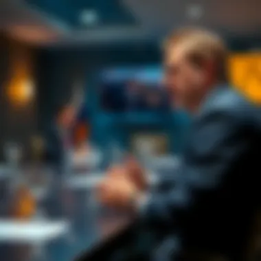 A German central banker expressing thoughts on Bitcoin and CBDCs in a meeting setting