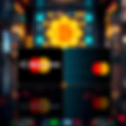 Chainlink and MasterCard logos together, symbolizing their collaboration for blockchain solutions