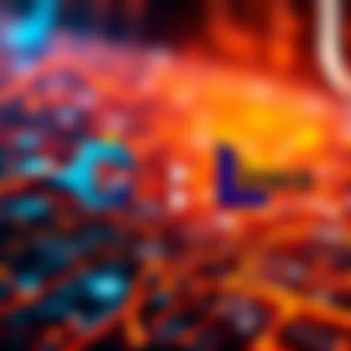 Chainstack and Linea logos with blockchain technology background