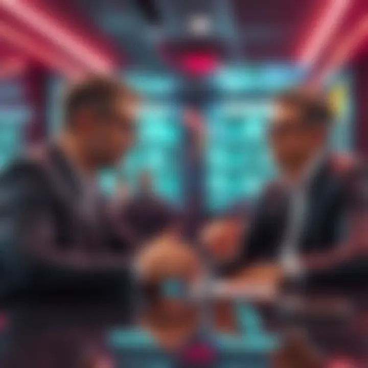Charlie and David discussing Litecoin's new treasury strategy at Luxxfolio