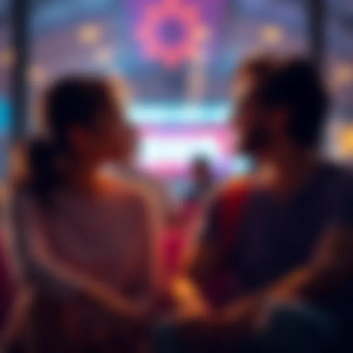 Two people sitting close together but looking away, highlighting the emotional distance in their interaction.