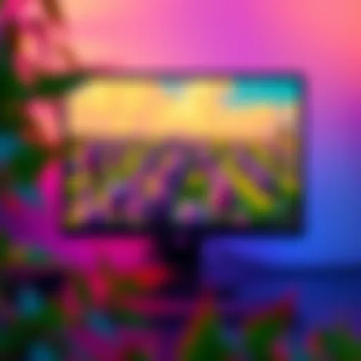 A computer screen displaying Chia farming software with cloud graphics, showcasing GPU resources being utilized for decompression tasks.