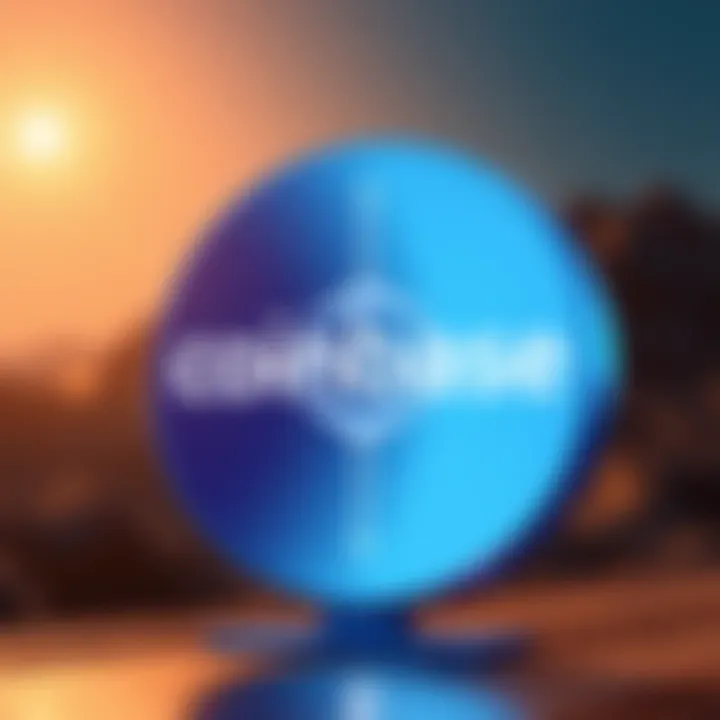 Visual of Coinbase logo with Cardano symbol, indicating the launch of cbADA for institutional investors