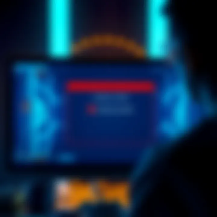 A frustrated person looking at their computer screen showing the Coinbase Web3 wallet with an error message, symbolizing access problems to funds.