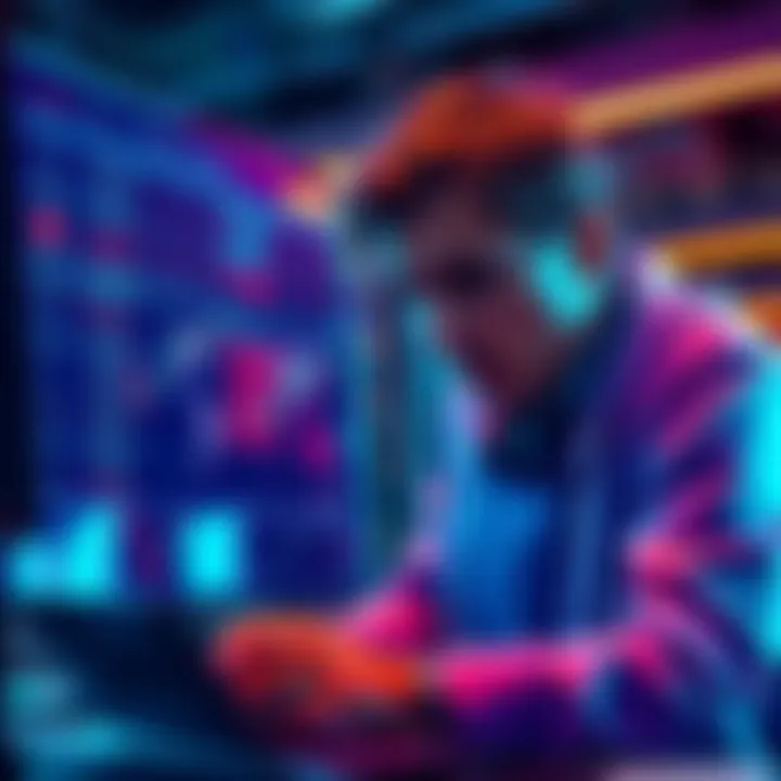 A frustrated crypto trader looking at high fees on a screen displaying Coinspot transactions