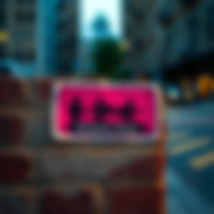 A vibrant street sticker targeting individuals labeled as Greater Fools, placed on a brick wall in an urban setting.