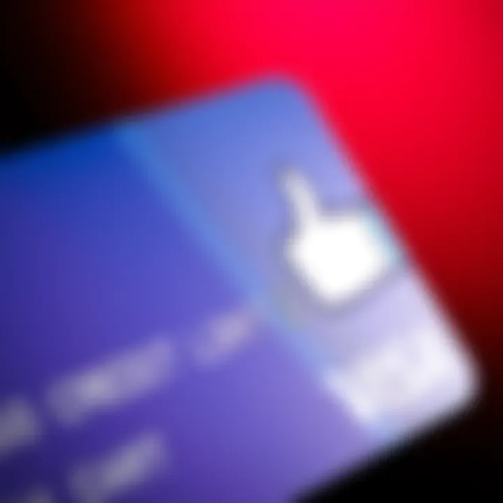 A close-up of a credit card showing an increased credit limit displayed on the card, with a thumbs up symbol in the background, symbolizing approval and positivity.