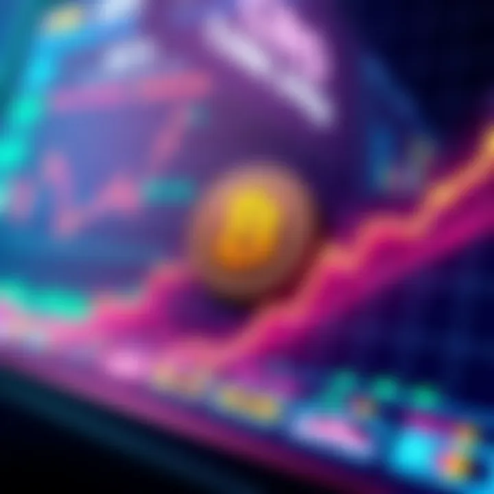 A graph showing the CRO cryptocurrency price reaching $2.71 with upward trend lines and market analysis charts in the background