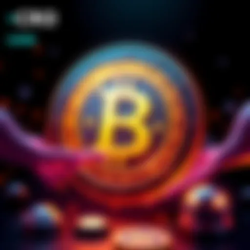 Graphic showing CRO Coin logo with upgrade icons and features, indicating a forthcoming improvement in functionality