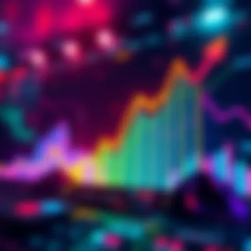 A chart showing the rising price of CRO with vibrant colors and upward arrows, symbolizing the bullish trend in the altcoin market.