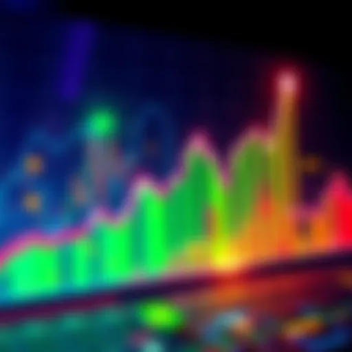 A colorful chart showing rising trends in cryptocurrency, symbolizing the excitement of altseason beginning.