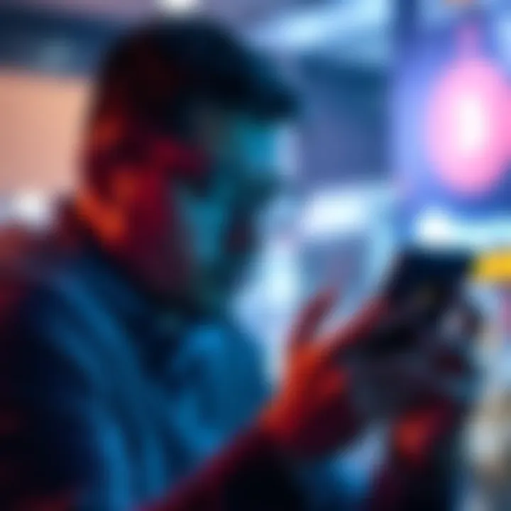 Crypto.com customer frustrated with locked CRO A person looking at a smartphone showing a Crypto.com app, looking frustrated about locked CRO funds