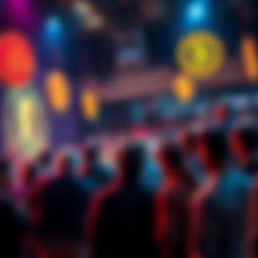 A lively discussion among crypto enthusiasts, some supporting Bitcoin while others promote altcoins as investment options