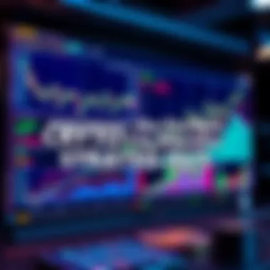 A diverse portfolio of cryptocurrencies displayed on a digital screen with charts and graphs showing trends.
