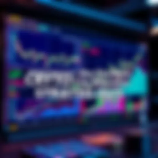 A diverse portfolio of cryptocurrencies displayed on a digital screen with charts and graphs showing trends.