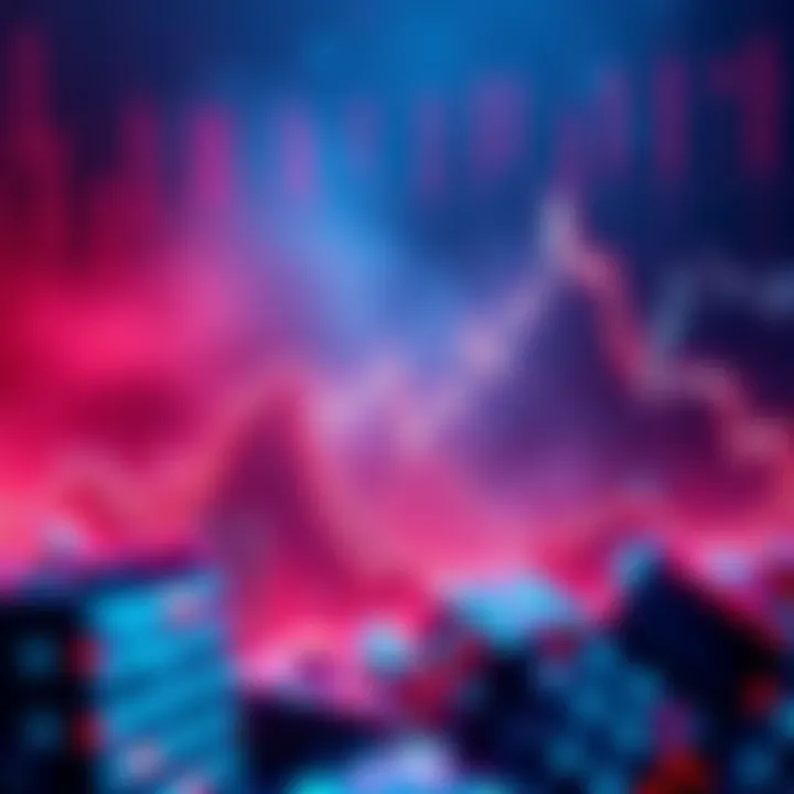 Graph showing a steep decline in cryptocurrency values as over $7.4 billion gets liquidated