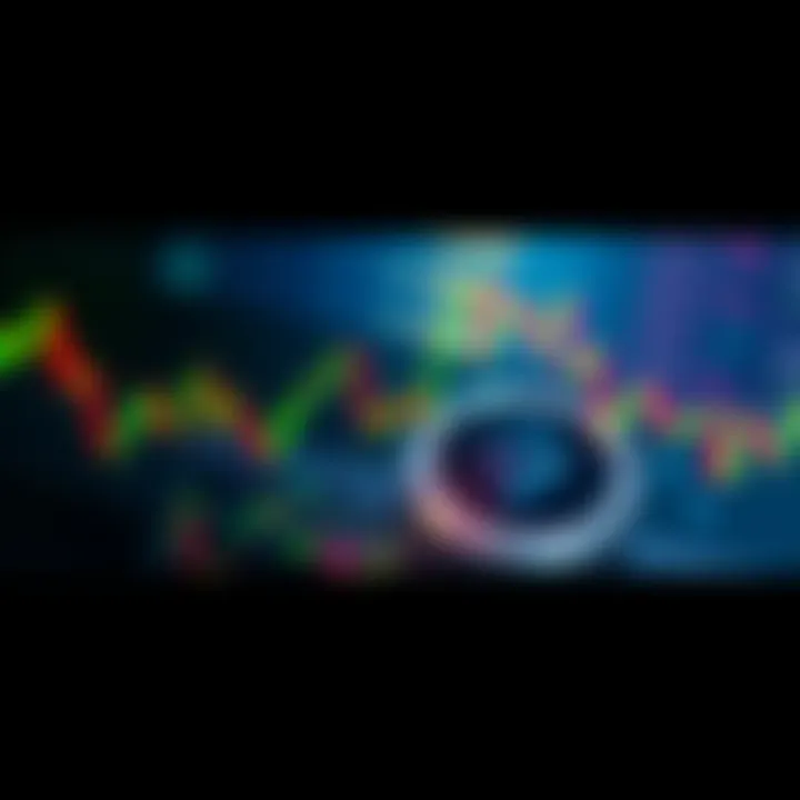 A graph showing the fluctuating prices of Bitcoin and Ethereum with green and red indicators