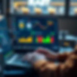 A person using a laptop to manage crypto taxes with software that shows multiple wallets and exchanges.