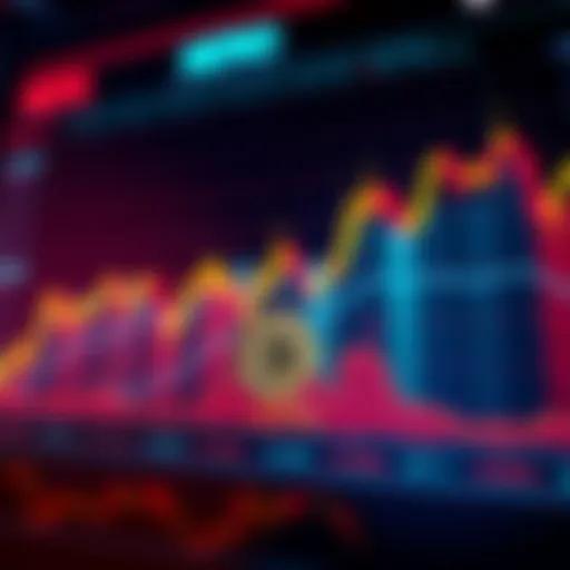 Chart showing price movements of Bitcoin, Ethereum, XRP, Chainlink, and Hedera over the last two weeks