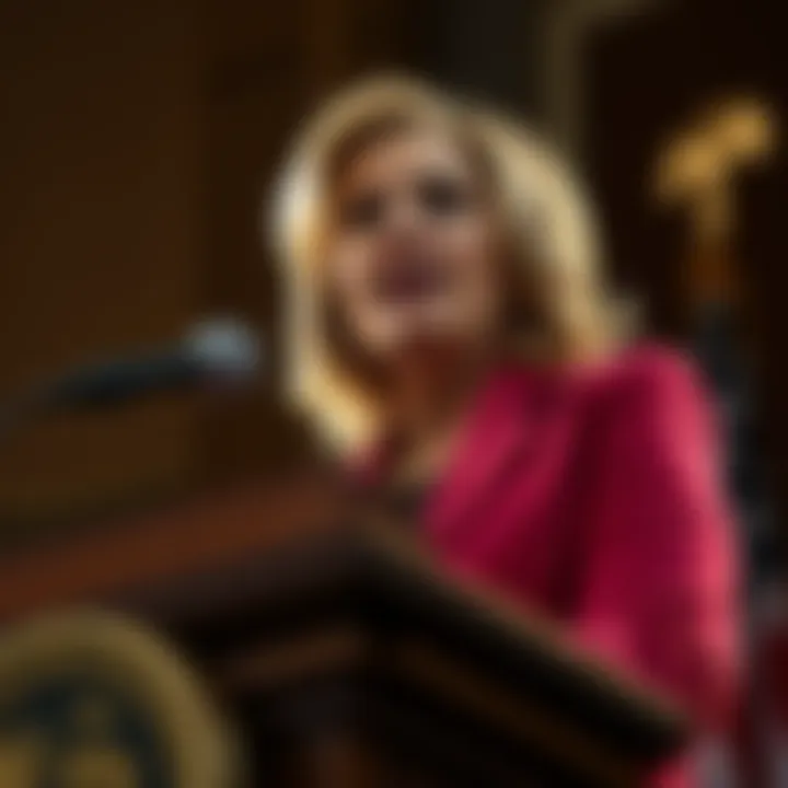 Senator Cynthia Lummis speaking about cryptocurrency legislation with a focus on digital currency growth by 2026
