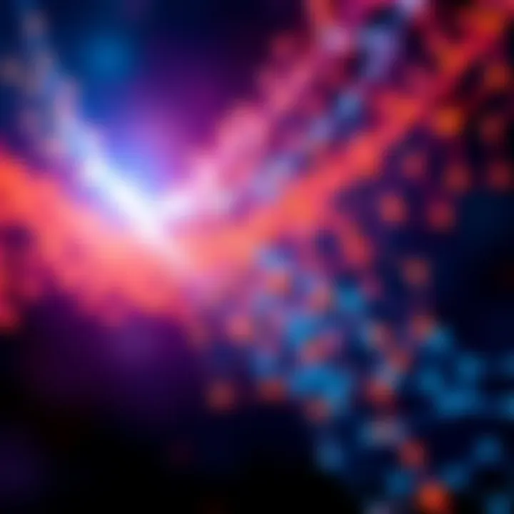 A visual representation of a Directed Acyclic Graph (DAG) showing nodes and connections, highlighting Monero's potential advancements in decentralization and scalability.