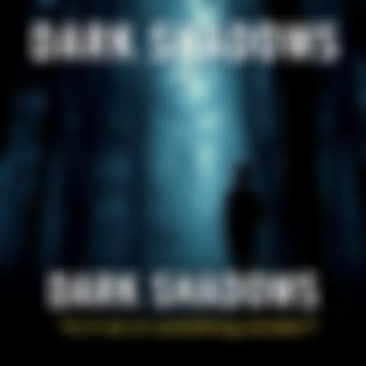 A figure standing at the edge of a dark forest, looking into the shadows with a concerned expression, suggesting something hidden within.