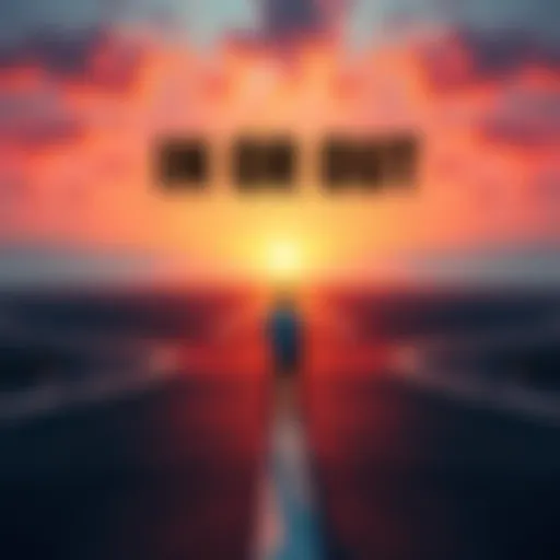 A person standing at a crossroads, contemplating which path to choose, symbolizing the choices in life.