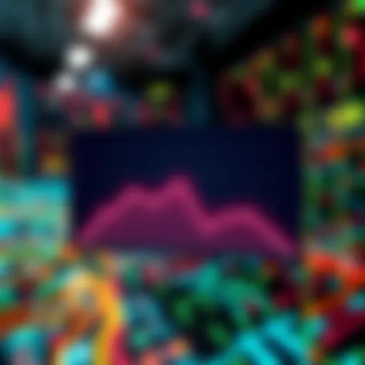 A graphic showing a downward trend line indicating the decline in mainnet nodes, with computer network imagery in the background
