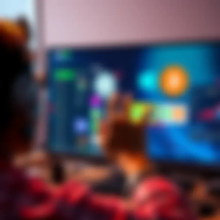A person exploring different desktop wallet applications for managing Iota coins on a computer screen.