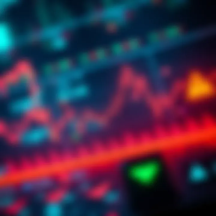 A representation of a digital currency being attacked, showing a graph with declining values and symbols of hacking, like binary code and warning signs.