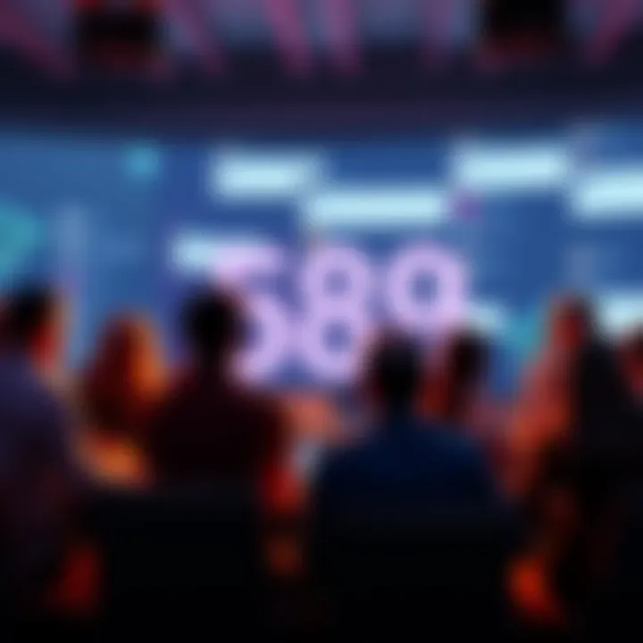 A group of people engaged in an online forum discussing the significance of the number 589, with various posts and comments visible on their screens