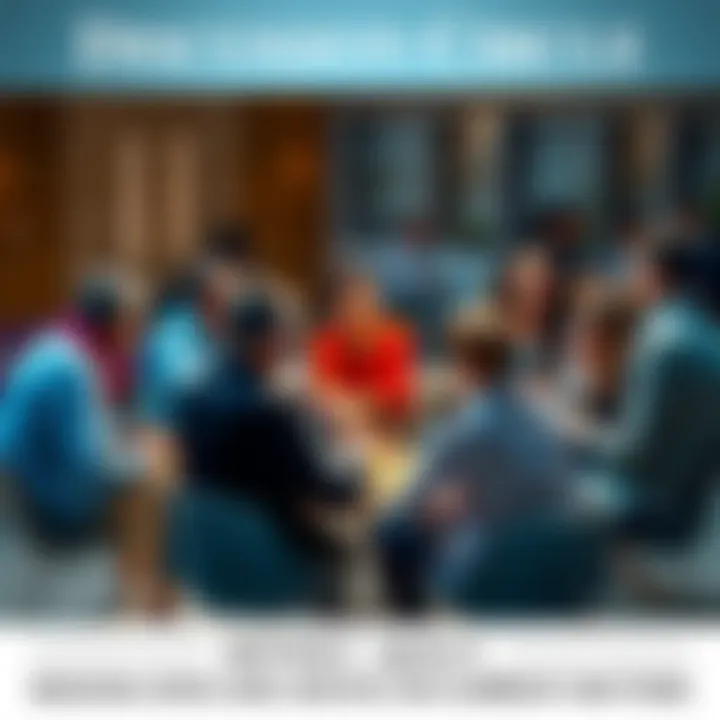 A group of diverse people sitting in a circle, exchanging opinions and ideas in a friendly discussion.