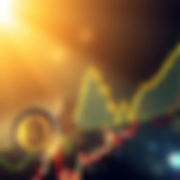 Graph showing Dogecoin's price movement forming an ascending broadening wedge pattern, indicating potential volatility and growth
