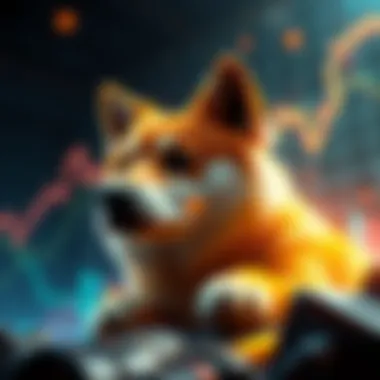 Graphic showing rising trends and price expectations for Dogecoin during October