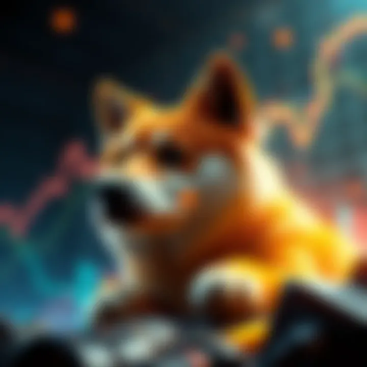 Graphic showing rising trends and price expectations for Dogecoin during October