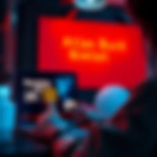 Person watching videos on a laptop to earn Atlas Bucks, with a timer set for 20 minutes.