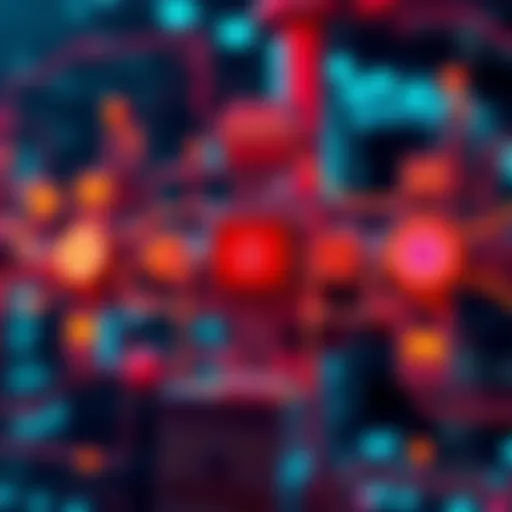A visual representation of blockchain transaction processes with a focus on delegated execution and sponsored transactions.