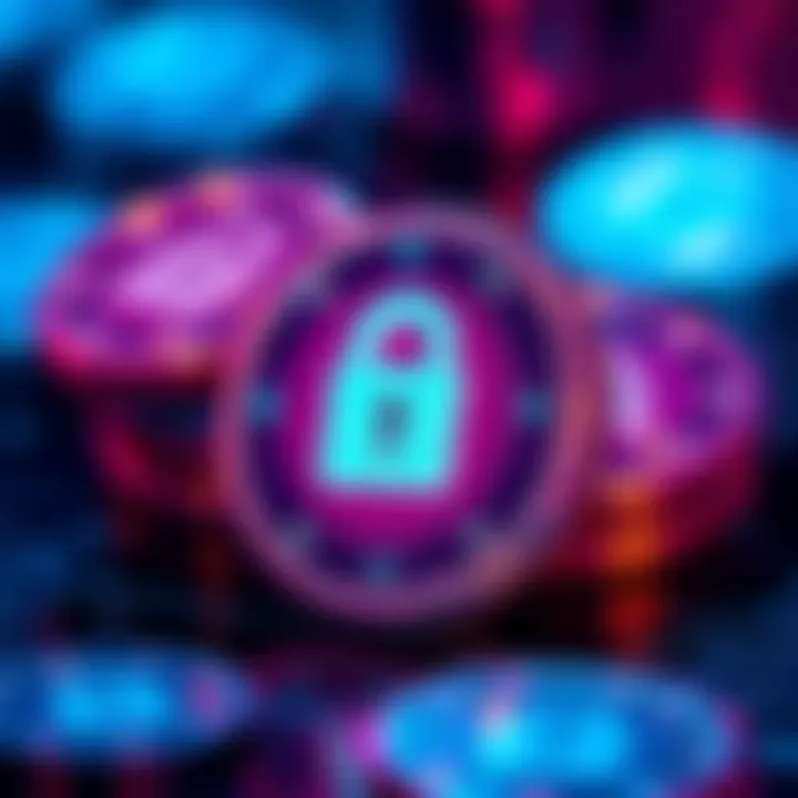 A digital representation of ERC20Permit tokens with a lock symbol, highlighting security issues related to ecrecover and Q-Day anticipation.