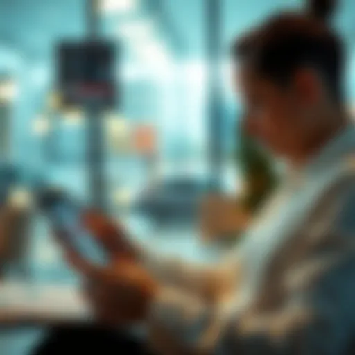 A person checking a calendar and reading news alerts on a phone, emphasizing the importance of staying informed.