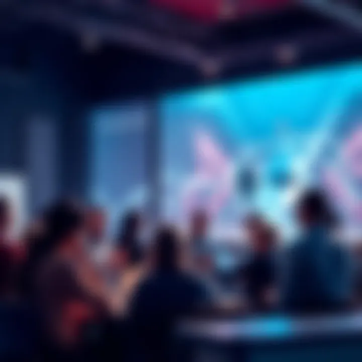 People engaging in a lively discussion about Ethereum topics and updates