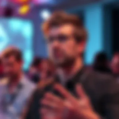 Zak Cole speaks at an Ethereum event, discussing the future of ETH and the Ethereum Foundation.