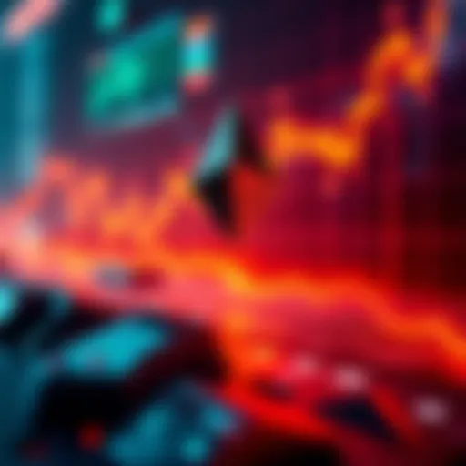 A graphic showing Ethereum's price increase with an upward trend line and bullish indicators in the background.