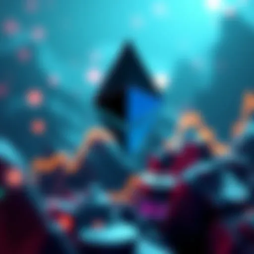 Chart showing Ethereum price reaching $4600 with a rising trend line