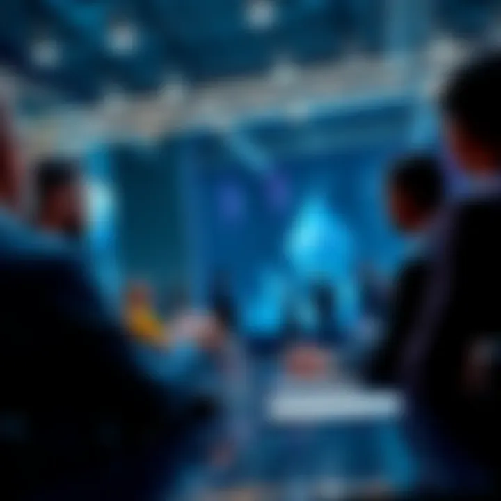 People discussing Ethereum trends and the Stand with Crypto initiative