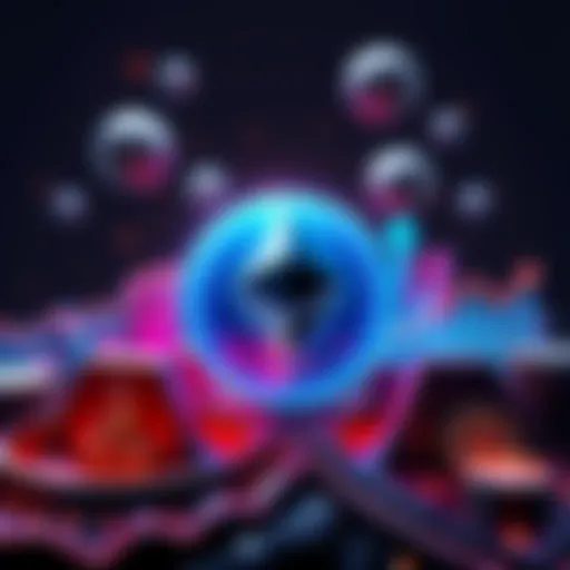 Graphic showing Ethereum logo surrounded by symbols of enterprise growth and investment, highlighting its strong performance in 2025.