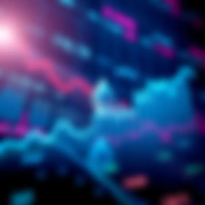 A graph showing Ethereum's price trending upwards towards $5000 with market analysis visuals in the background
