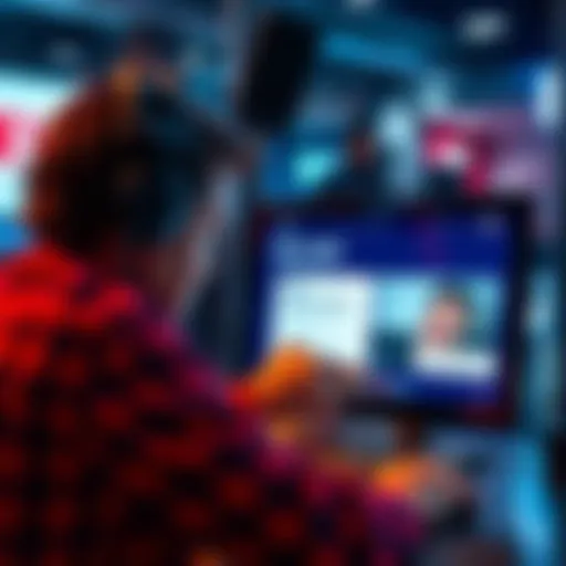 A person examining a computer screen with fact-checking articles about viral claims in 2025